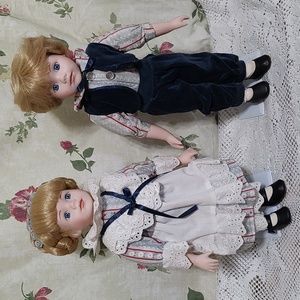 Hansel & Gretel Porcelain Dolls